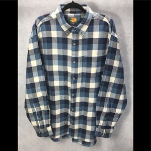 Bass Pro Shops Pocket Flannel Shirt Size XL